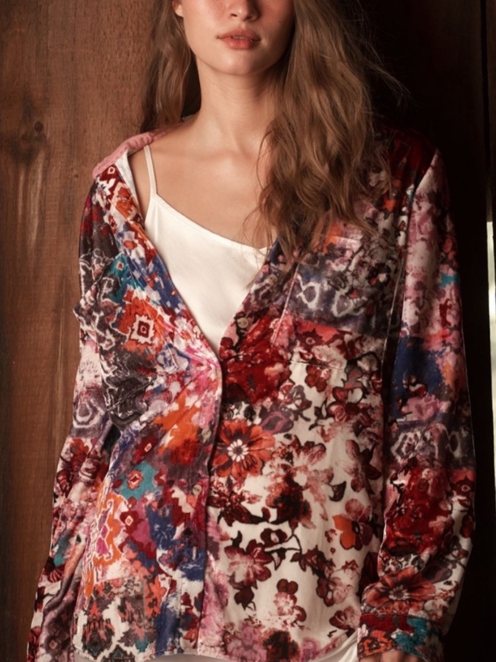 Pilcro Hadley relaxed xs velvet new